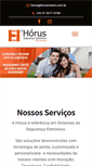 Mobile Screenshot of horusvision.com.br